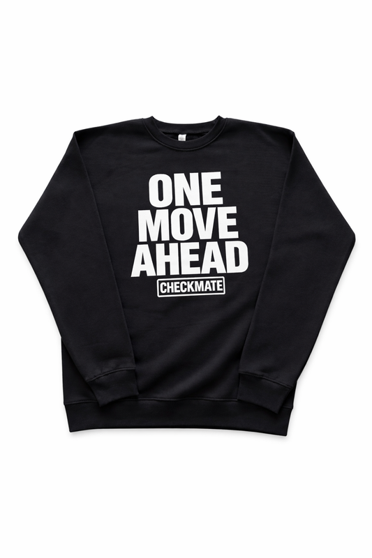 One Move Ahead Crewneck