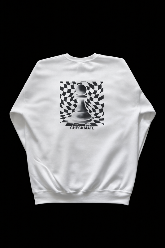 Wavy Chessboard Crewneck